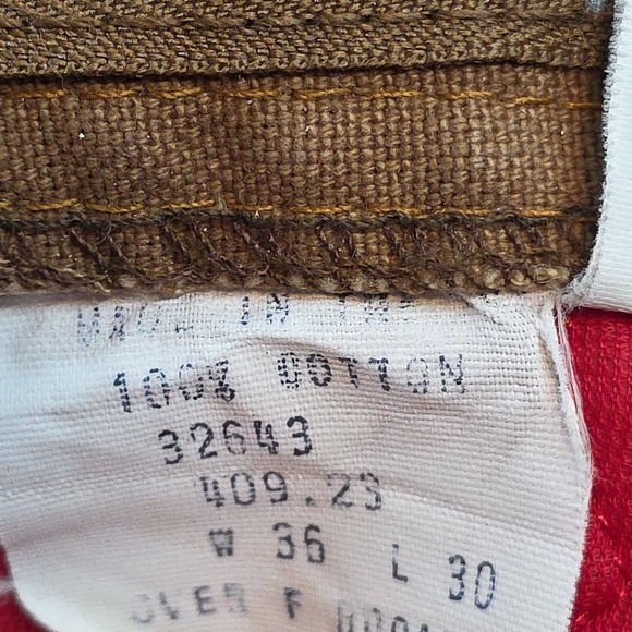 Vintage Duck Canvas Quilted Pants 36x30 KEY Brand Made In The USA - Picture 4 of 9